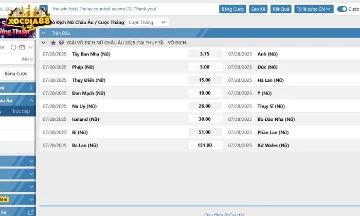 Chinh phục sân chơi cá cược thể thao tại Xocdia88